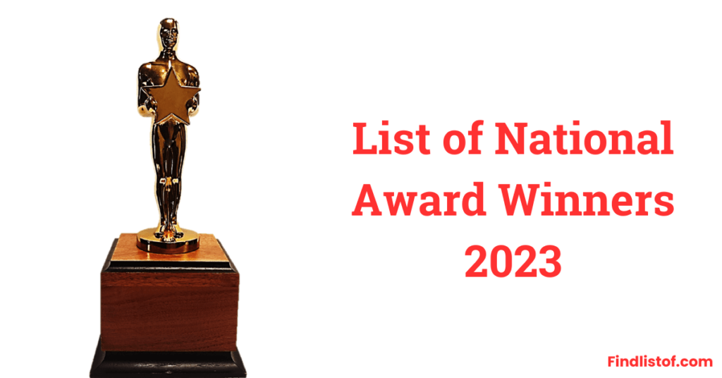 Complete 69th List of National Award Winners 2024