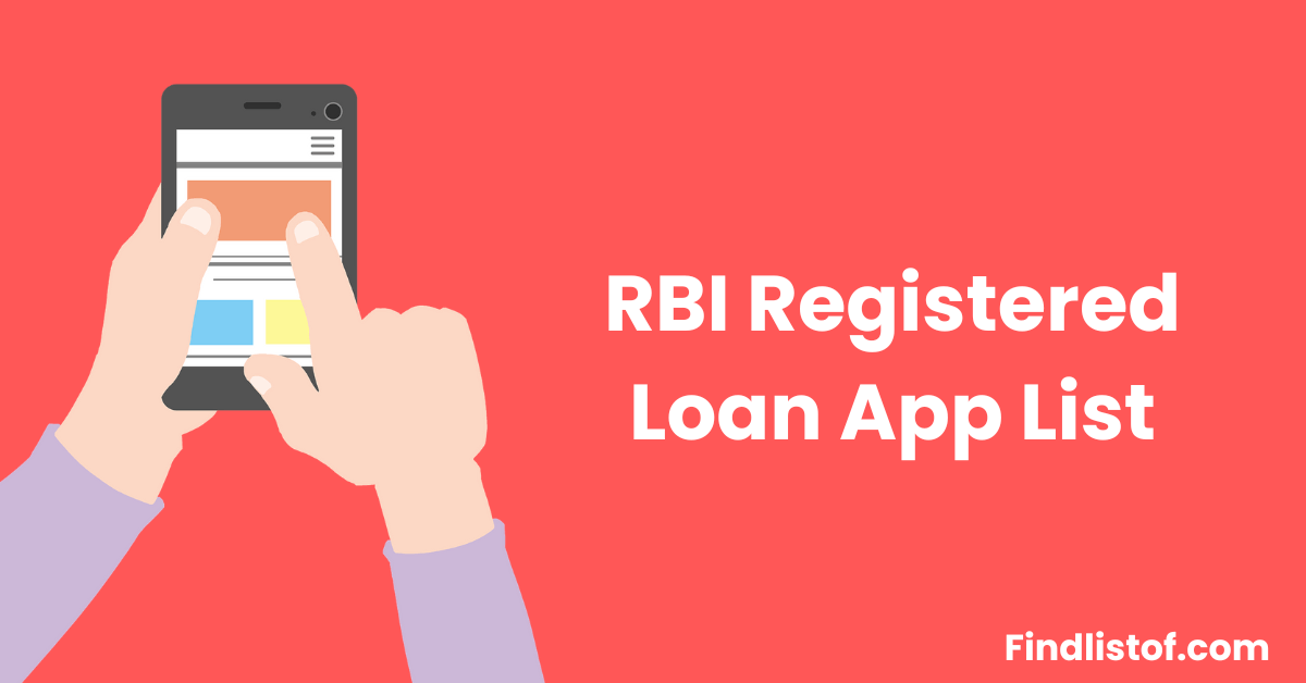 RBI Registered Loan App List