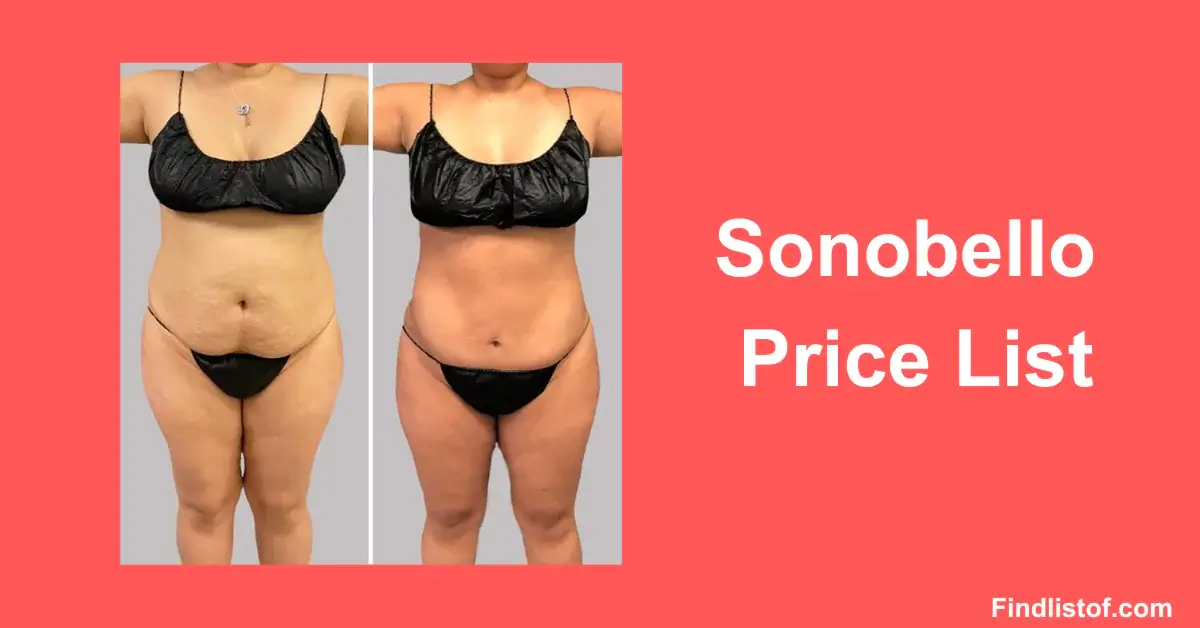 Sonobello Price List