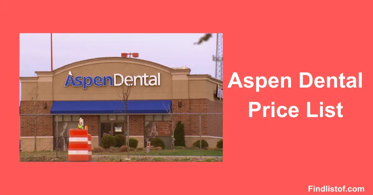aspen dental price list