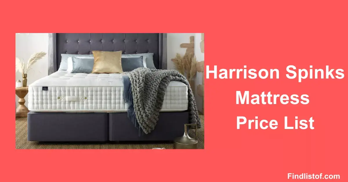 Harrison Spinks Mattress Price List