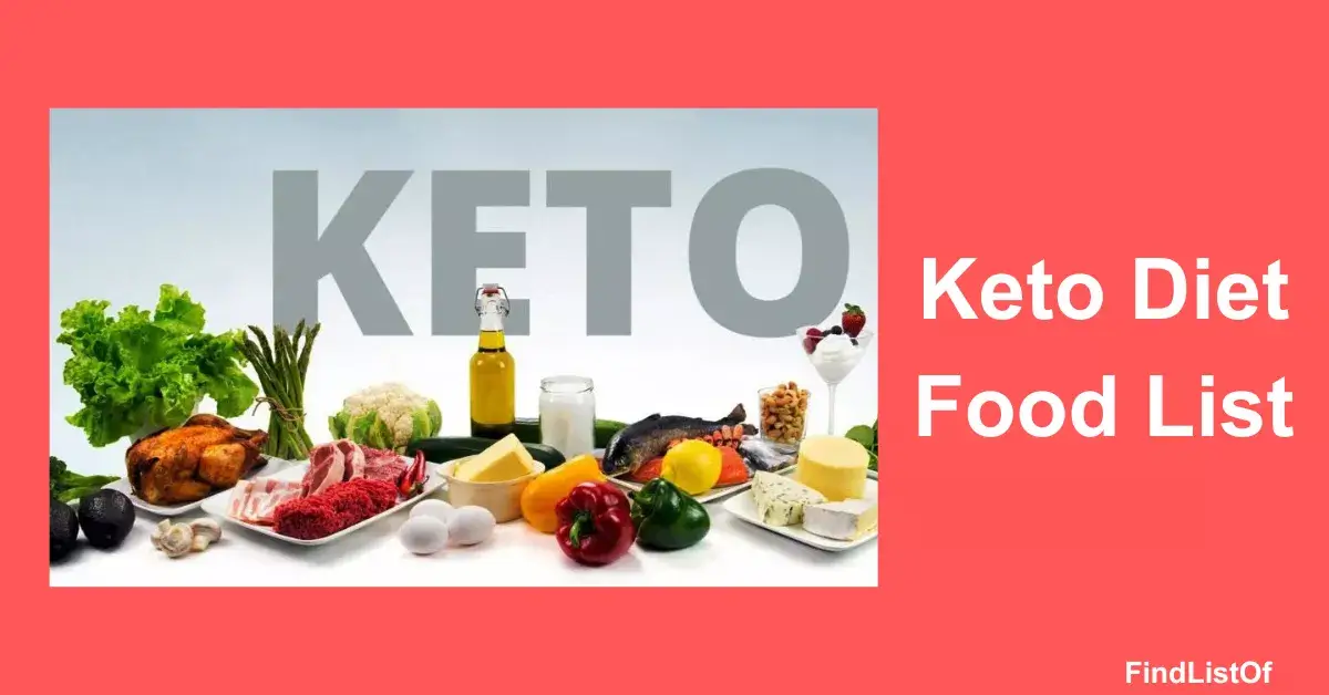 Keto Diet Food List